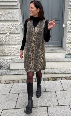 Say INA Copenhagen Kjole - Ania Spencer - Leopard