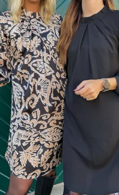 Say INA Copenhagen Kjole - Hazel - Brown Leaf