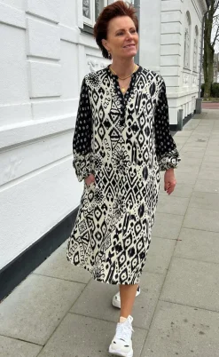 Say INA Copenhagen Kjole - Helena - Black / Off White