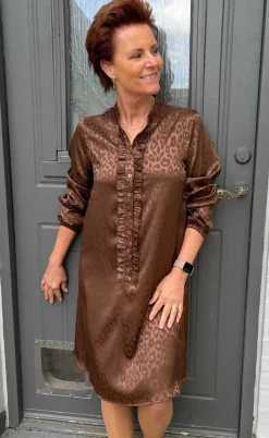 Say INA Copenhagen Kjole - Florina - Chocolate Leopard