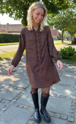 Say INA Copenhagen Kjole - Florina - Chocolate Leopard