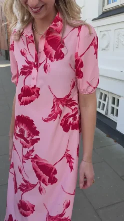 Say INA Copenhagen Kjole - Celeste - Rosy Flower