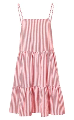 Say INA Copenhagen Kjole - Sisi - Red White Stripe