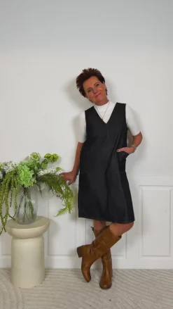 Say INA Copenhagen Kjole - Ania Spencer - Grey / Black Denim