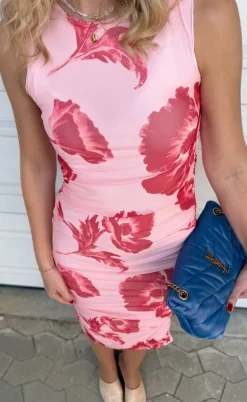 Say INA Copenhagen Kjole - Sophia Mesh - Rosy Flower