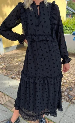 Say INA Copenhagen Kjole - Elina - Black Bows