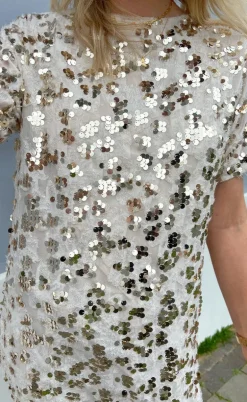 Say INA Copenhagen Kjole - Rebecca Sequin - Champagne