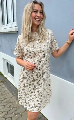 Say INA Copenhagen Kjole - Rebecca Sequin - Champagne