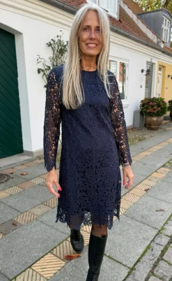 Say INA Copenhagen Kjole - Mira - Navy Blue