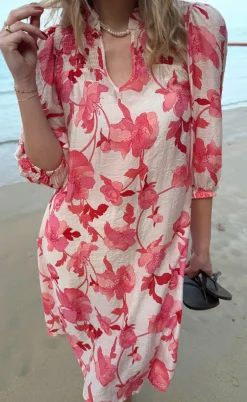 Say INA Copenhagen Kjole - Amara - Pink Flowers