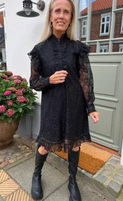 Say INA Copenhagen Kjole - Pia Lace - Black