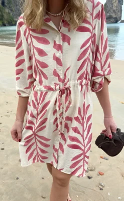 Say INA Copenhagen Kjole - Liana - Rosy Leaf