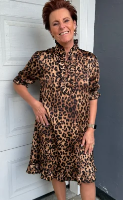 Say INA Copenhagen Kjole - Philine - Leopard