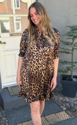 Say INA Copenhagen Kjole - Philine - Leopard