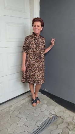 Say INA Copenhagen Kjole - Philine - Leopard