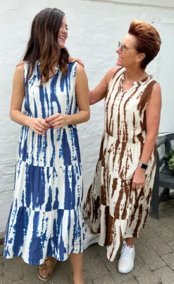 Say INA Copenhagen Kjole - Ella - Navy Tie Dye