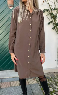 Say INA Copenhagen Kjole - Tina - Dark Brown