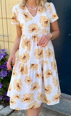 Say INA Copenhagen Kjole - Lily - Sun Flower