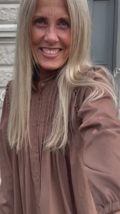 Say INA Copenhagen Kjole - Loui - Brown