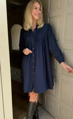 Say INA Copenhagen Kjole - Loui - Navy Blue