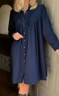 Say INA Copenhagen Kjole - Loui - Navy Blue