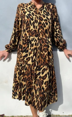 Say INA Copenhagen Kjole - Maiken - Leopard