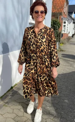 Say INA Copenhagen Kjole - Maiken - Leopard