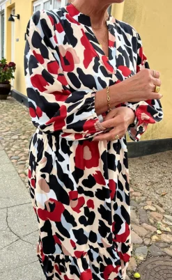 Say INA Copenhagen Kjole - Olinda - Leopard Roses