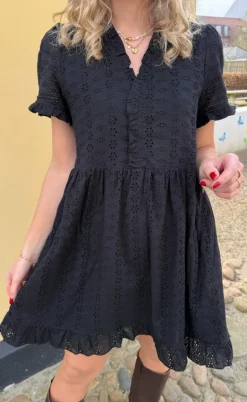 Say INA Copenhagen Kjole - Catja Summer - Black Broderie Anglaise