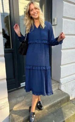 Say INA Copenhagen Kjole - Pam - Navy Blue