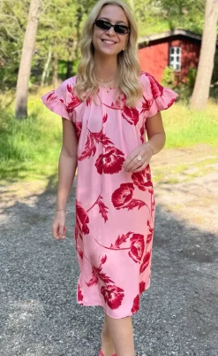 Say INA Copenhagen Kjole - Cecilia - Rosy Flower