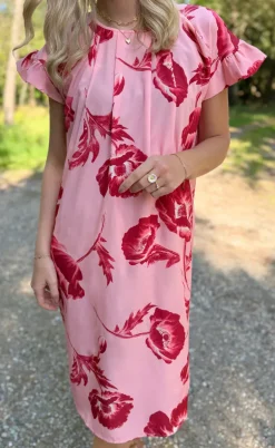 Say INA Copenhagen Kjole - Cecilia - Rosy Flower