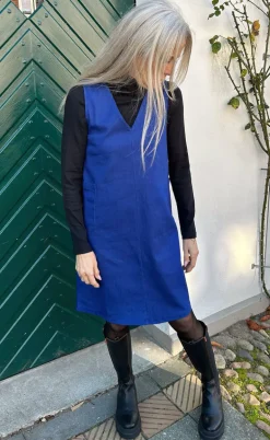 Say INA Copenhagen Kjole - Ania Spencer - Dark Denim Blue