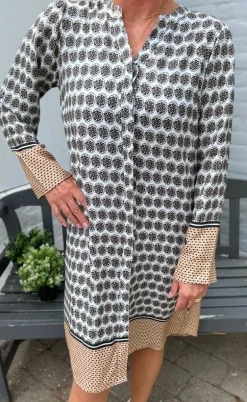 Say INA Copenhagen Kjole - Katia - Beige Print