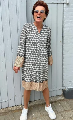 Say INA Copenhagen Kjole - Katia - Beige Print