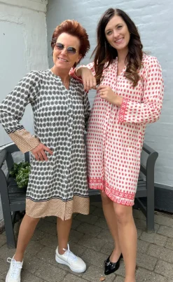 Say INA Copenhagen Kjole - Katia - Beige Print