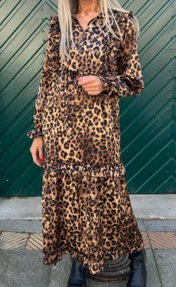 Say INA Copenhagen Kjole - Elina - Leopard