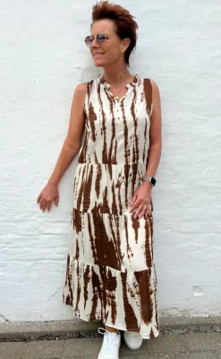 Say INA Copenhagen Kjole - Ella - Chocolate Tie Dye