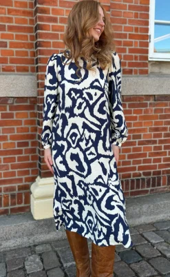 Say INA Copenhagen Kjole - Nia - Blue Art