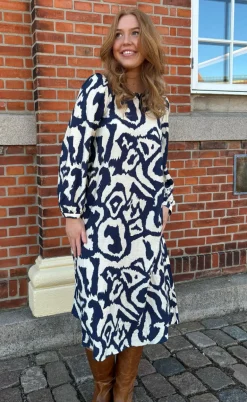 Say INA Copenhagen Kjole - Nia - Blue Art