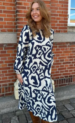 Say INA Copenhagen Kjole - Nia - Blue Art