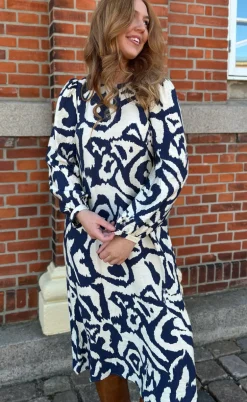 Say INA Copenhagen Kjole - Nia - Blue Art