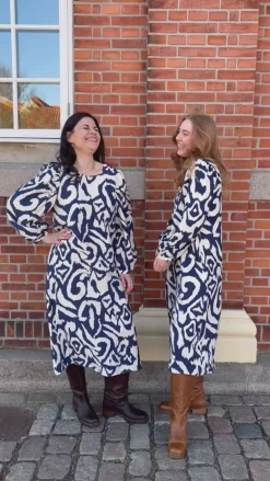 Say INA Copenhagen Kjole - Nia - Blue Art