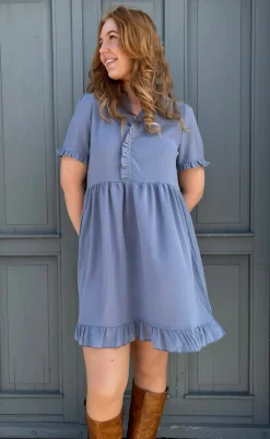 Say INA Copenhagen Kjole - Catja Summer - Blue