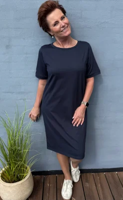 Say INA Copenhagen Kjole - Alva - Navy Blue