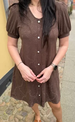 Say INA Copenhagen Kjole - Fia - Dark Brown