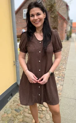 Say INA Copenhagen Kjole - Fia - Dark Brown
