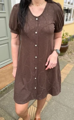 Say INA Copenhagen Kjole - Fia - Dark Brown