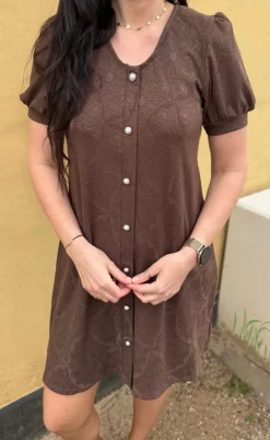 Say INA Copenhagen Kjole - Fia - Dark Brown