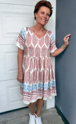 Say INA Copenhagen Kjole - Valentina - Rosy Paisley